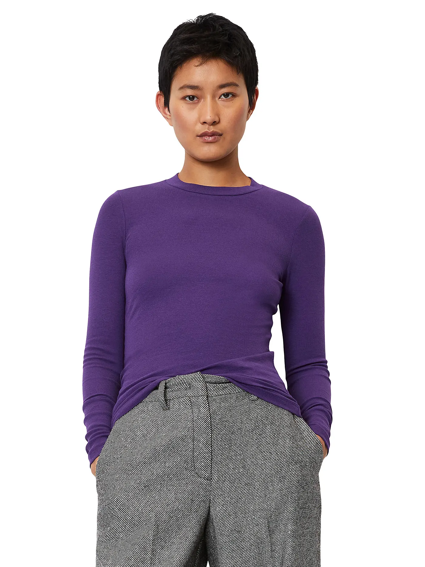 MARC O'POLO | Langarmshirt | lila